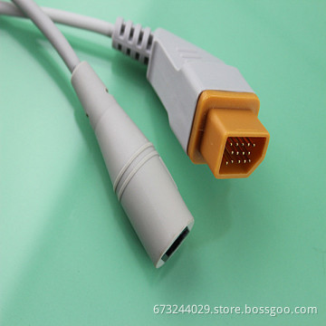 Nihon Kohden IBP cable, Abbott transducer adapter IBP cable